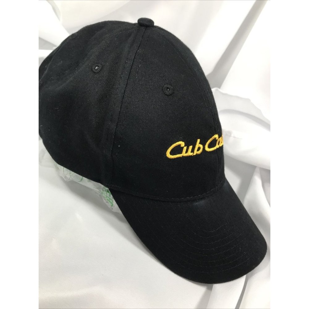 Cub Cadet Mower Baseball Hat Cap - Black With Gold Letters Adjustable - Picture 3 of 10